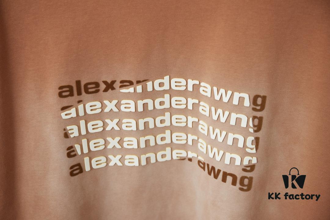 Alexarde*wang 25SS Early Spring New Arrival 3D Wa Jiao Gradient Print Short Sleeve T-Shirt