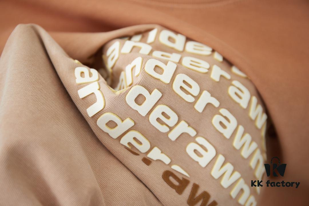 Alexarde*wang 25SS Early Spring New Arrival 3D Wa Jiao Gradient Print Short Sleeve T-Shirt