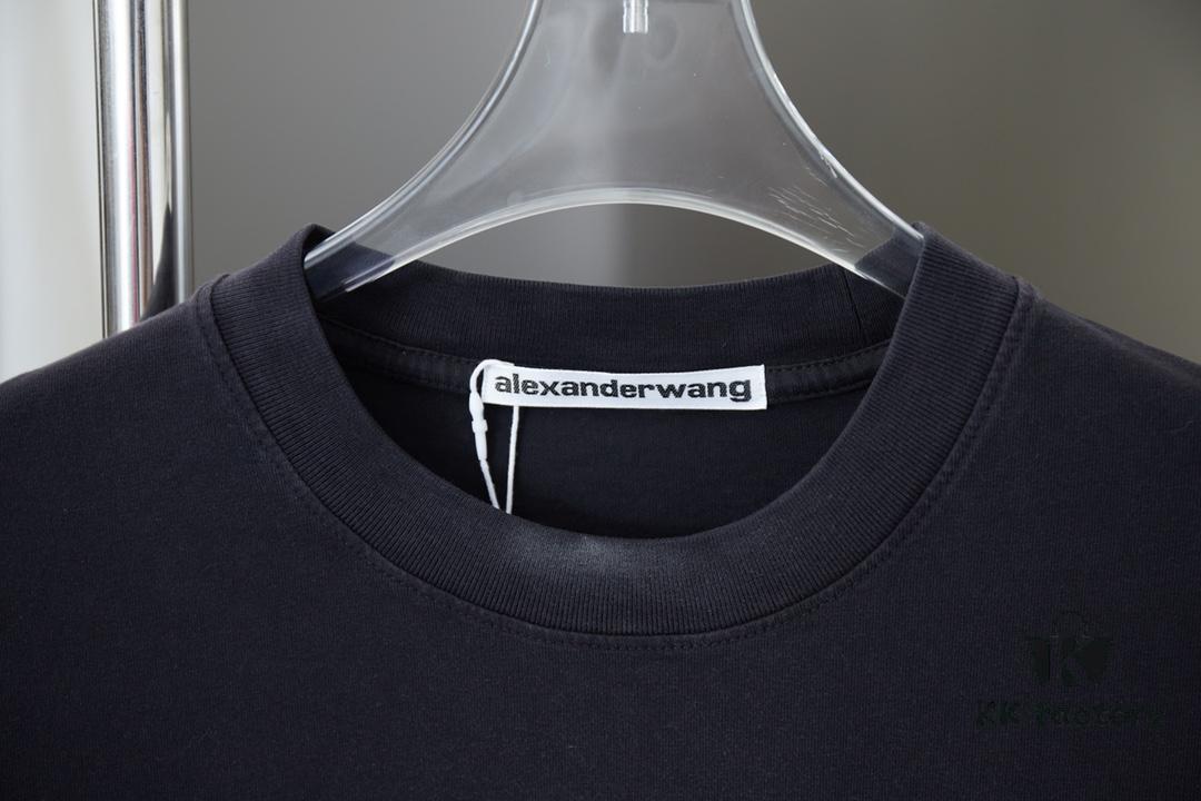 Alexarde*wang 25SS Early Spring New Arrival 3D Wa Jiao Gradient Print Short Sleeve T-Shirt