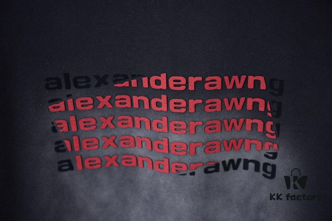 Alexarde*wang 25SS Early Spring New Arrival 3D Wa Jiao Gradient Print Short Sleeve T-Shirt