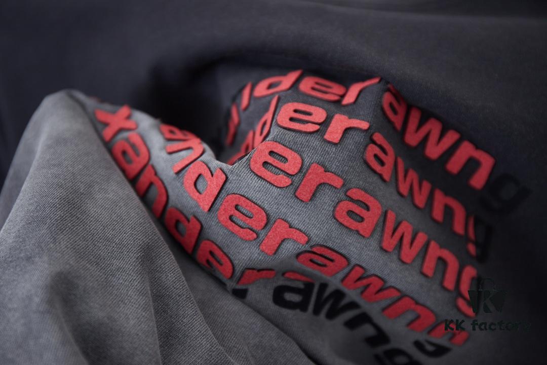 Alexarde*wang 25SS Early Spring New Arrival 3D Wa Jiao Gradient Print Short Sleeve T-Shirt