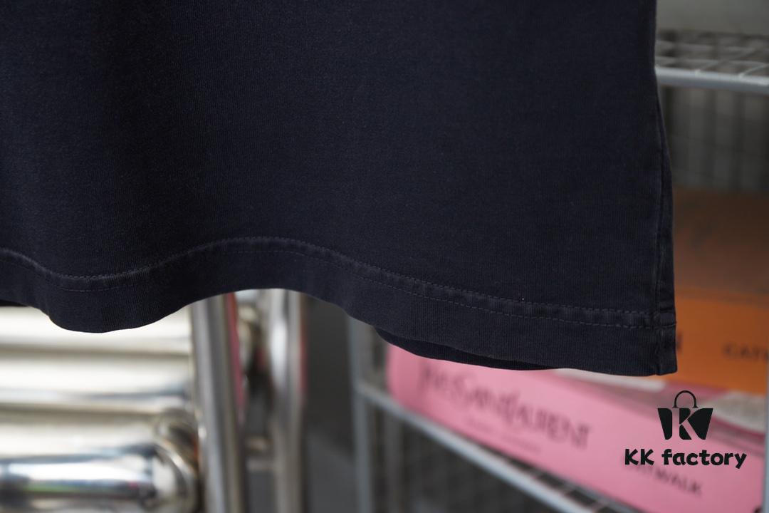 Alexarde*wang 25SS Early Spring New Arrival 3D Wa Jiao Gradient Print Short Sleeve T-Shirt