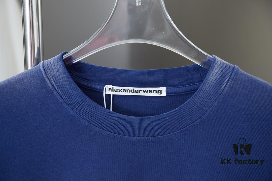 Alexarde*wang 25SS Early Spring New Arrival 3D Wa Jiao Gradient Print Short Sleeve T-Shirt