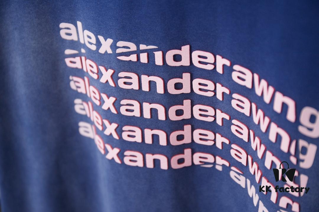 Alexarde*wang 25SS Early Spring New Arrival 3D Wa Jiao Gradient Print Short Sleeve T-Shirt