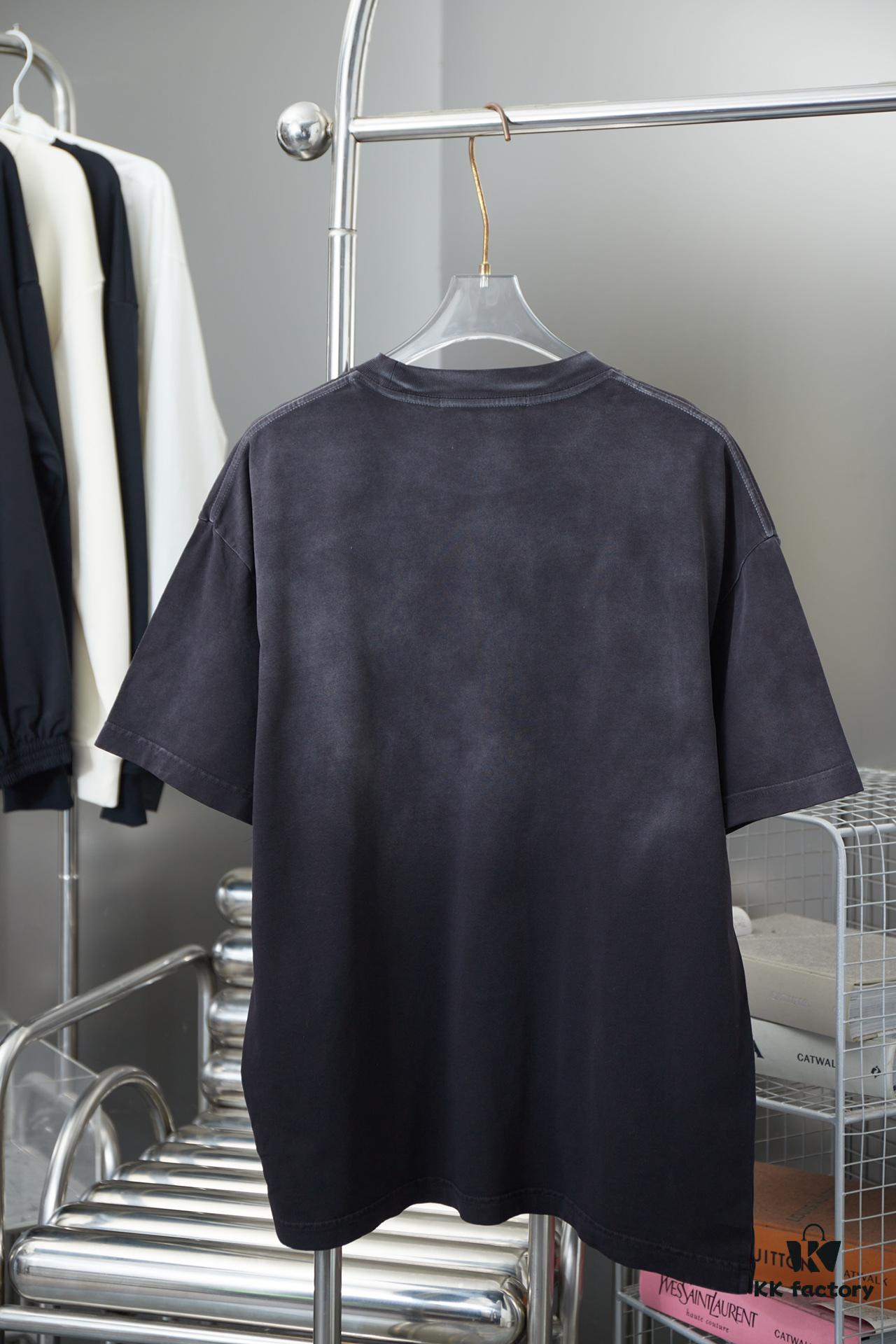 Alexarde*wang 25SS Early Spring New Arrival 3D Wa Gel Goddess Print Short Sleeve T-Shirt