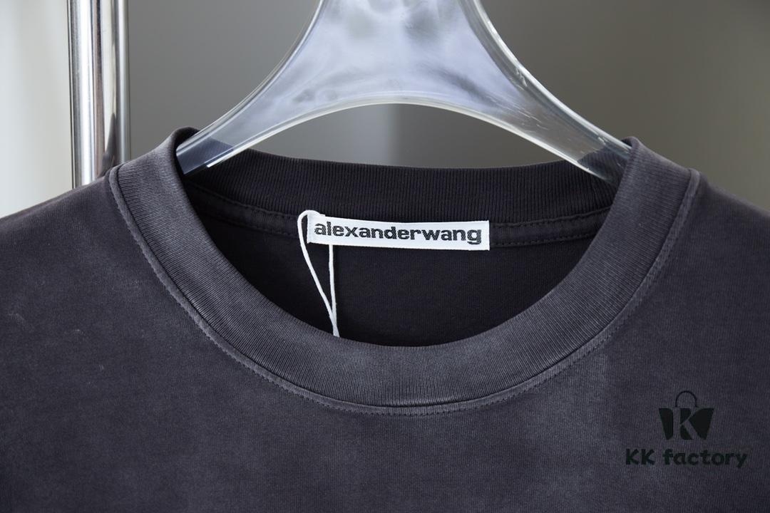 Alexarde*wang 25SS Early Spring New Arrival 3D Wa Gel Goddess Print Short Sleeve T-Shirt