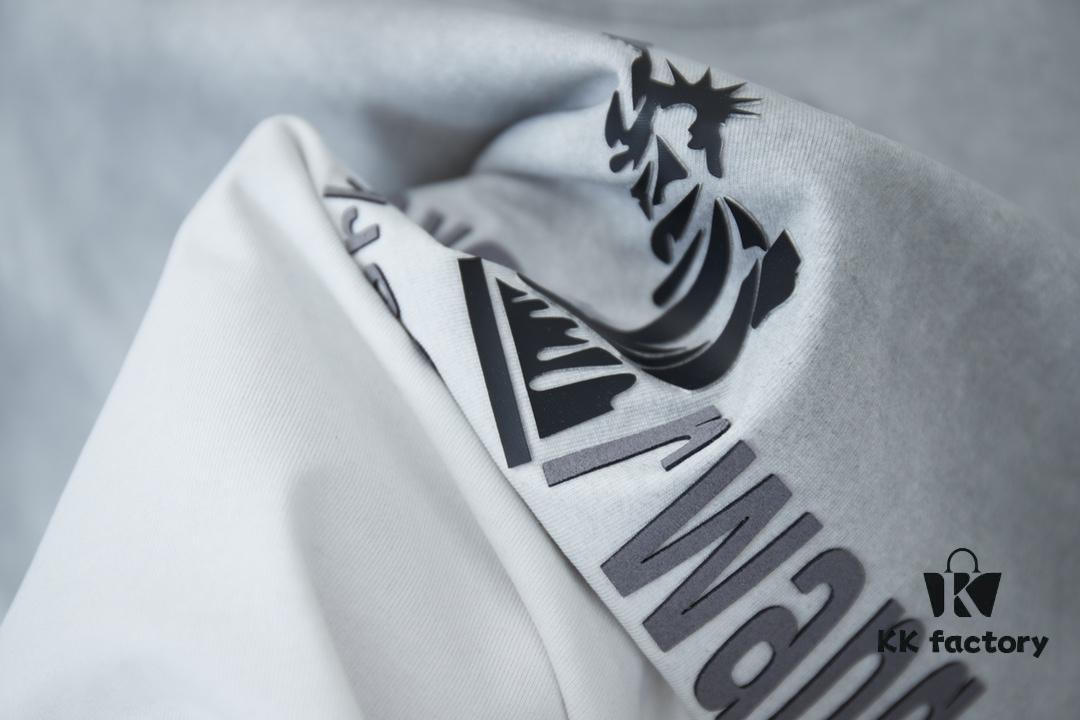 Alexarde*wang 25SS Early Spring New Arrival 3D Wa Gel Goddess Print Short Sleeve T-Shirt