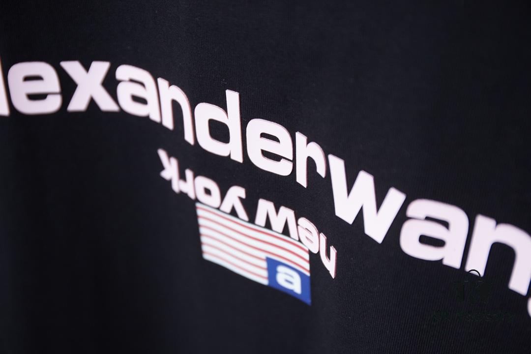 Alexarde*wang 25SS Early Spring New Arrival Embossed Foil Print Short Sleeve T-Shirt