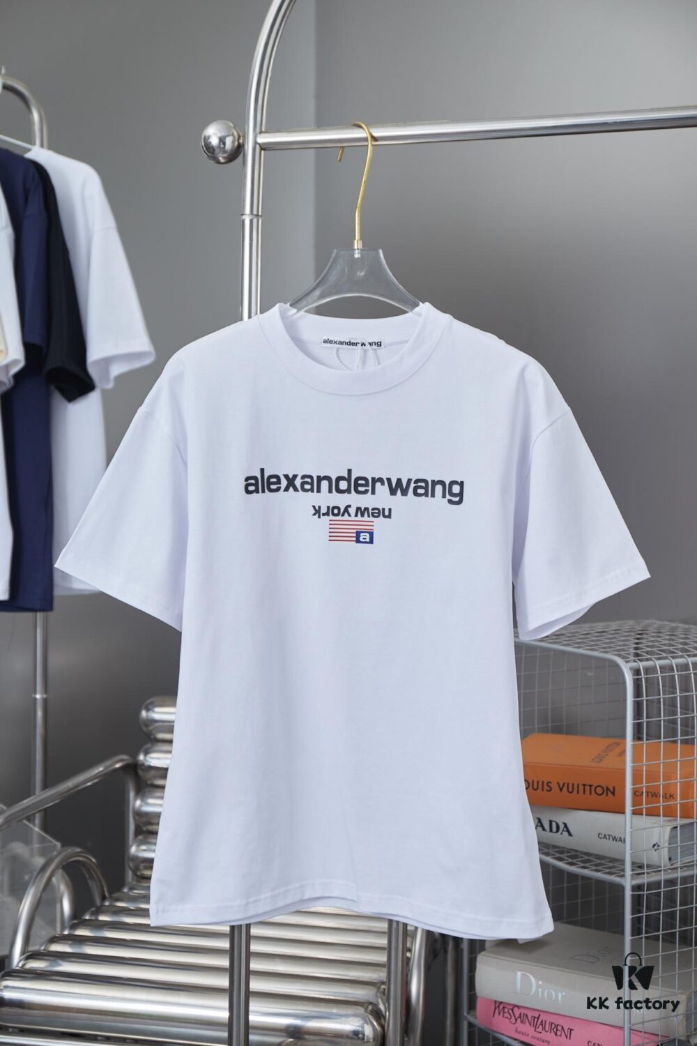 Alexarde*wang 25SS Early Spring New Arrival 3D Puff Print Short Sleeve T-Shirt