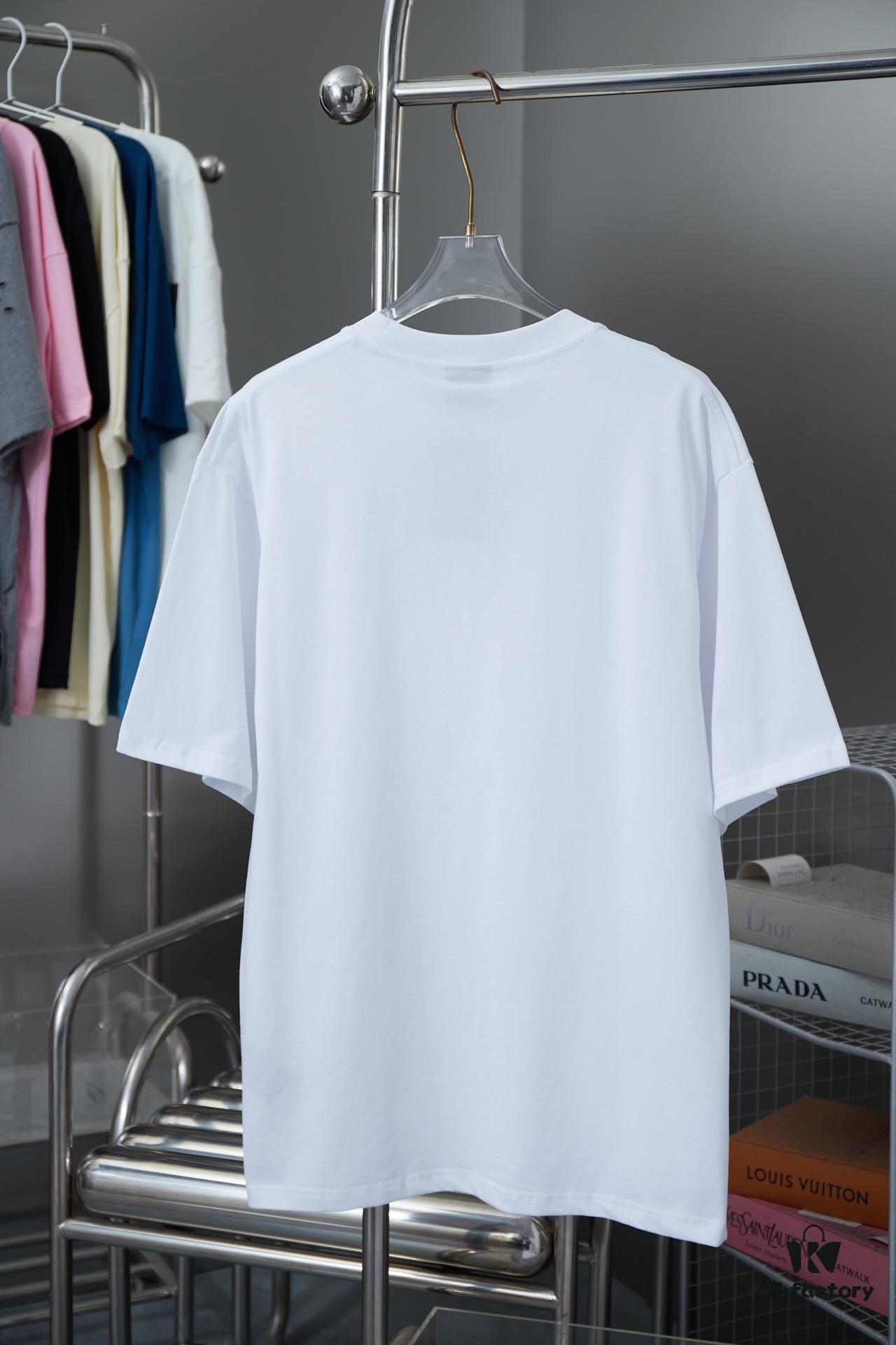 Alexarde*wang 25SS Early Spring New Arrival 3D Puff Print Short Sleeve T-Shirt