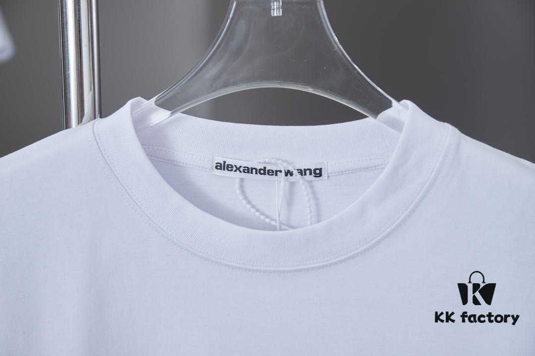 Alexarde*wang 25SS Early Spring New Arrival 3D Puff Print Short Sleeve T-Shirt
