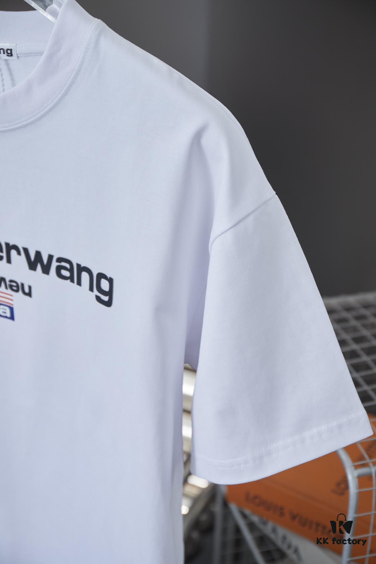 Alexarde*wang 25SS Early Spring New Arrival 3D Puff Print Short Sleeve T-Shirt