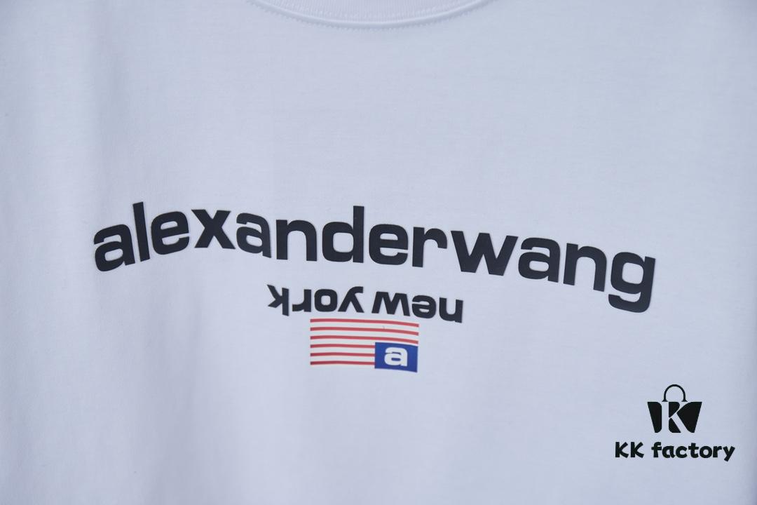 Alexarde*wang 25SS Early Spring New Arrival 3D Puff Print Short Sleeve T-Shirt