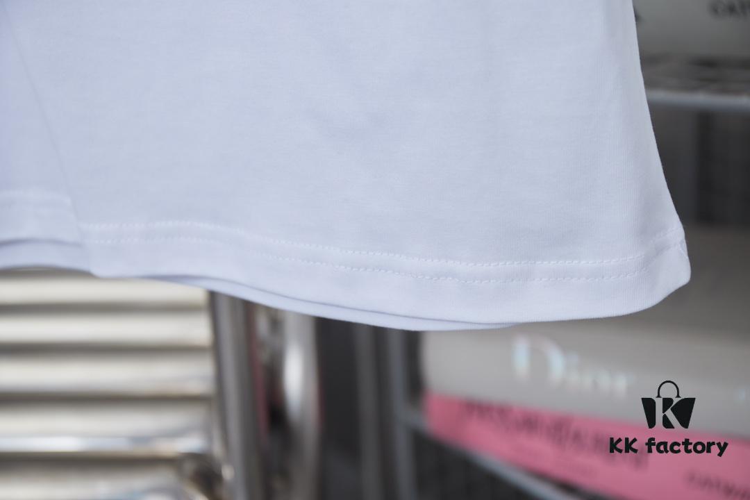 Alexarde*wang 25SS Early Spring New Arrival 3D Puff Print Short Sleeve T-Shirt