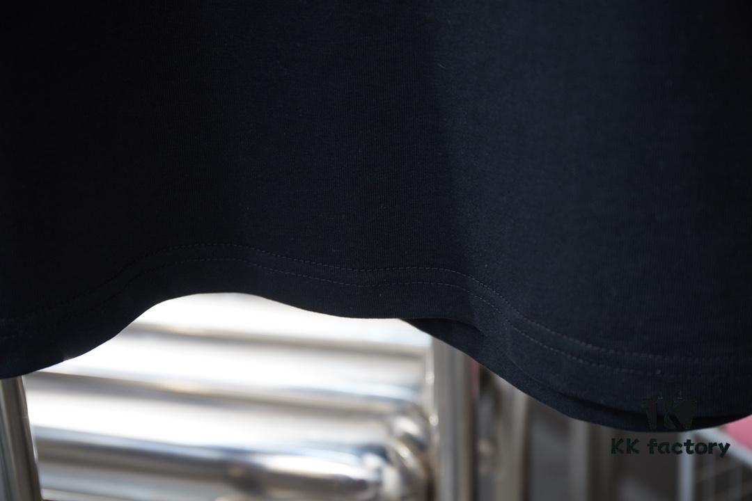 Alexarde*wang 25SS Early Spring New Arrival Applique Letter Rhinestone Short Sleeve T-Shirt