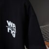 Alexarde*wang 25SS Early Spring New Arrival Graffiti Hand-drawn Letter Logo Print Short Sleeve T-shirt