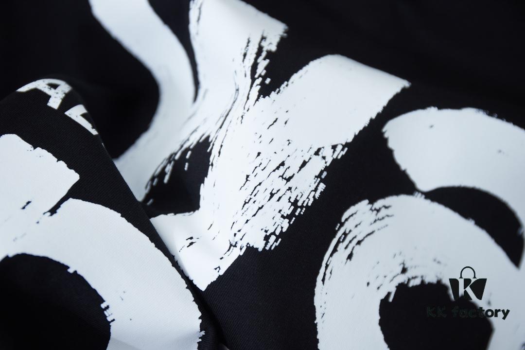 Alexarde*wang 25SS Early Spring New Arrival Graffiti Hand-drawn Letter Logo Print Short Sleeve T-shirt