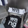 Alexarde*wang 25SS Early Spring New Arrival Graffiti Hand-drawn Letter Logo Print Short Sleeve T-shirt
