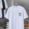 Alexarde*wang 25SS Early Spring New Arrival Graffiti Hand-Drawn Letter Logo Print Short Sleeve T-Shirt