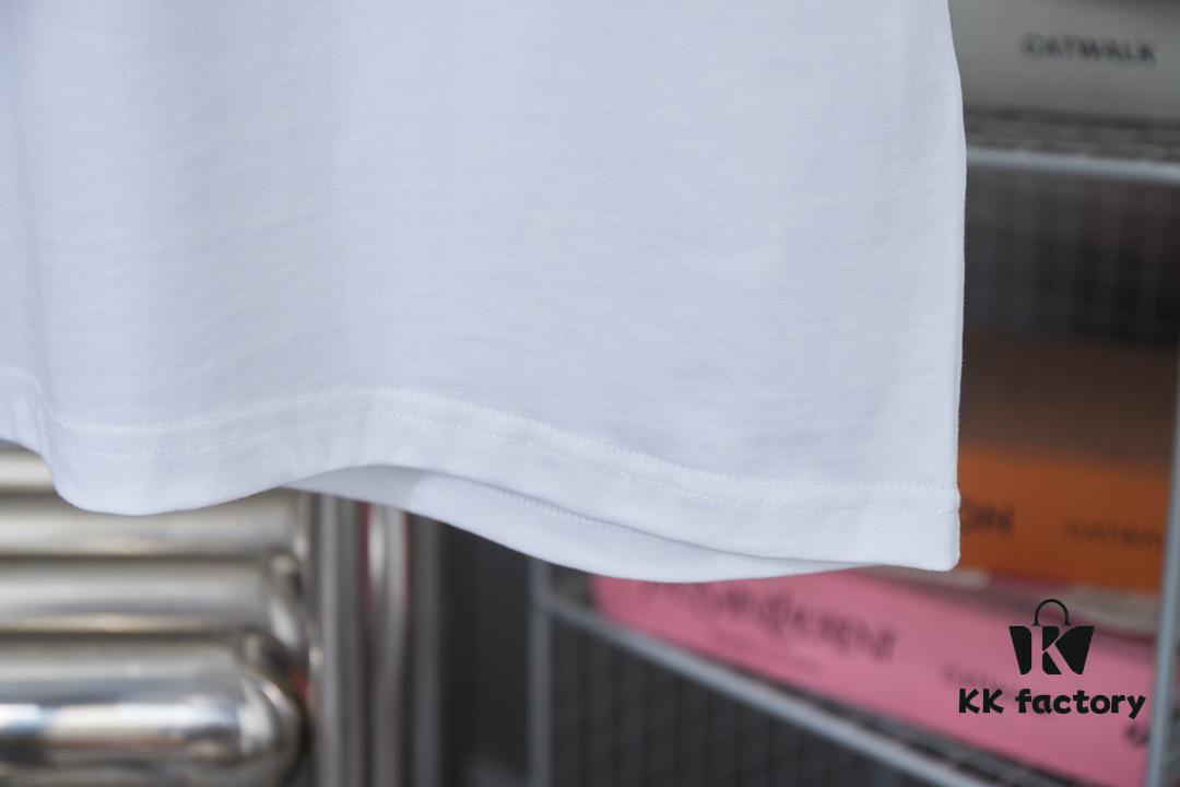 Alexarde*wang 25SS Early Spring New Arrival Graffiti Hand-Drawn Letter Logo Print Short Sleeve T-Shirt