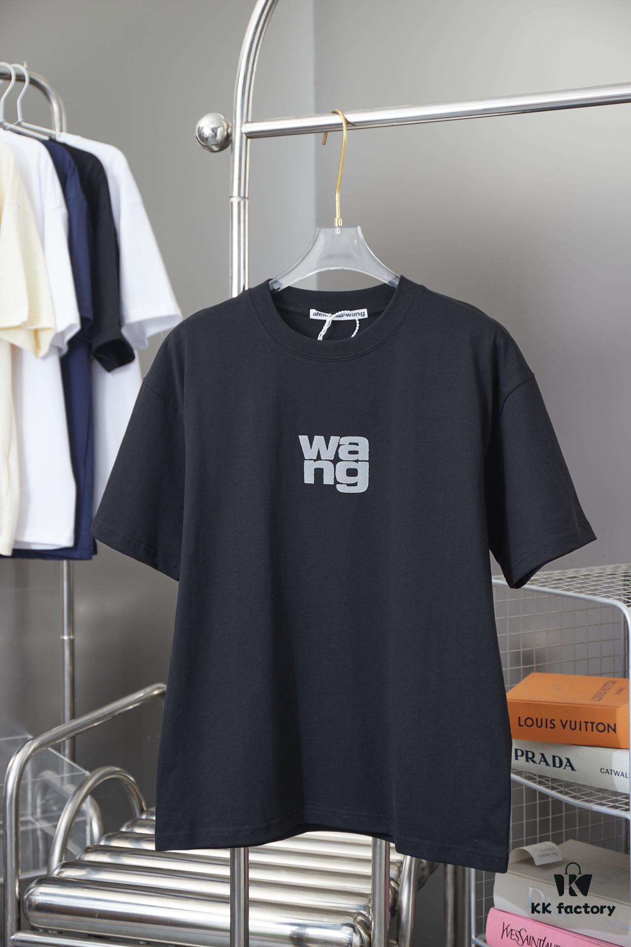 Alexarde*wang 25SS Early Spring New Arrival Embossed Foil Print Short Sleeve T-Shirt