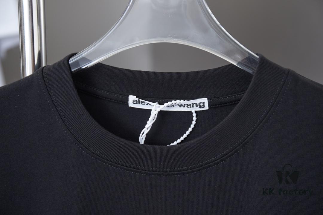 Alexarde*wang 25SS Early Spring New Arrival Embossed Foil Print Short Sleeve T-Shirt
