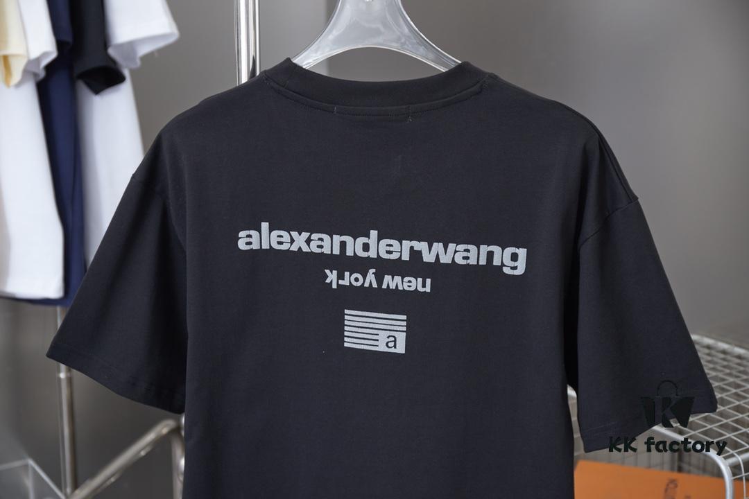 Alexarde*wang 25SS Early Spring New Arrival Embossed Foil Print Short Sleeve T-Shirt