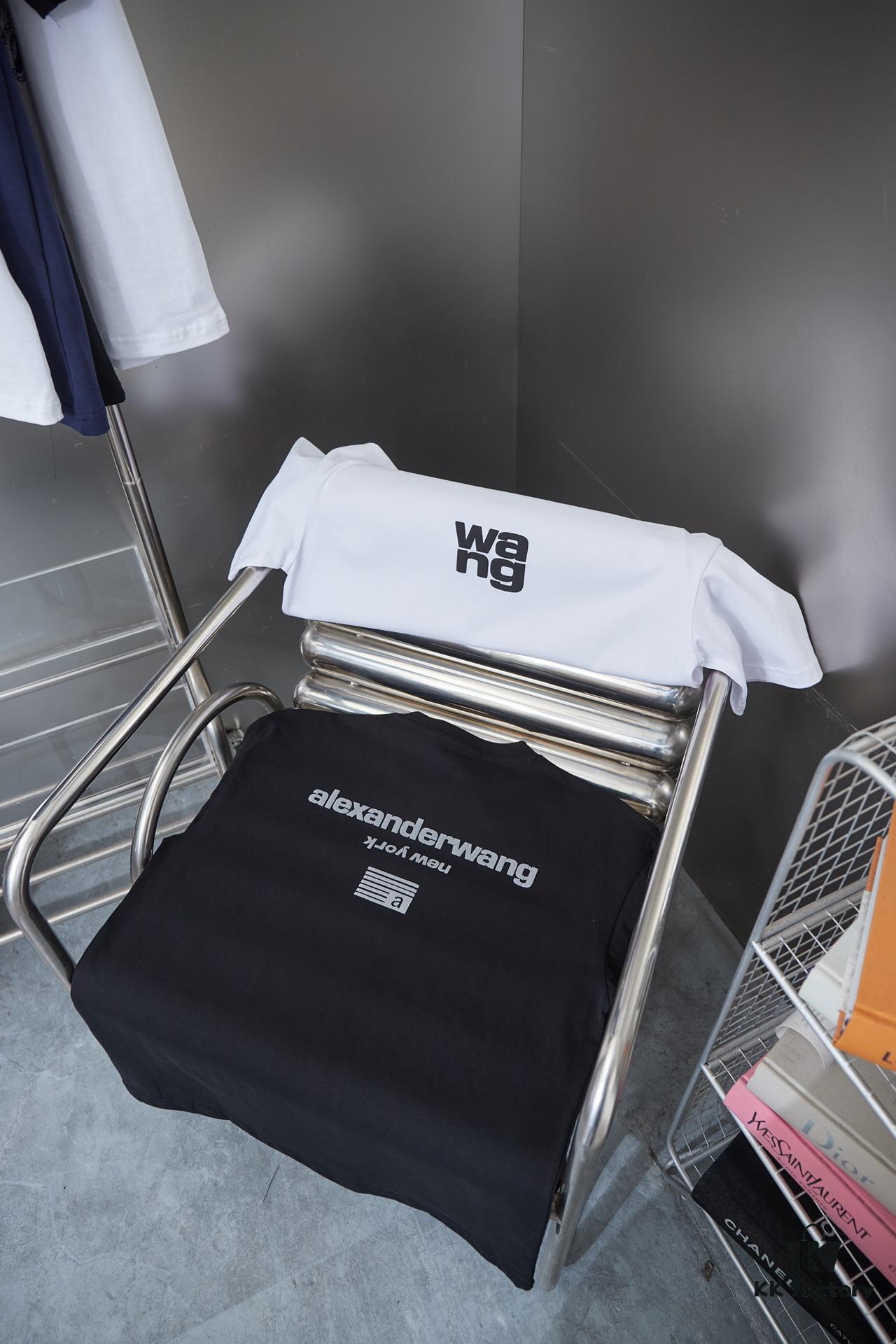 Alexarde*wang 25SS Early Spring New Arrival Embossed Foil Print Short Sleeve T-Shirt