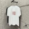 Alexander Wang 2025 Spring/Summer New Arrival Letter 'Wang' Print Short Sleeve T-Shirt Custom Double-Yarn Plain Weave 100% Cotton 300g Unisex