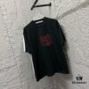 Alexander Wang 2025 Spring/Summer New Arrival Short Sleeve T-Shirt with Chest 'Wang' Logo Print, Unisex Design Made from Custom Double-Yarn Plain Weave Cotton 300 Fabric