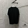 Alexander Wang 2025 Spring/Summer New Arrival Short Sleeve T-Shirt with Chest 'Wang' Logo Print, Unisex Design Made from Custom Double-Yarn Plain Weave Cotton 300 Fabric
