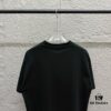 Alexander Wang 2025 Spring/Summer New Arrival Short Sleeve T-Shirt with Chest 'Wang' Logo Print, Unisex Design Made from Custom Double-Yarn Plain Weave Cotton 300 Fabric