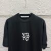 Alexander Wang 2025 Spring/Summer New Arrival Classic 'Wang' Logo Print Short-Sleeve T-Shirt Unisex - Custom Double Gauze Pure Cotton Fabric