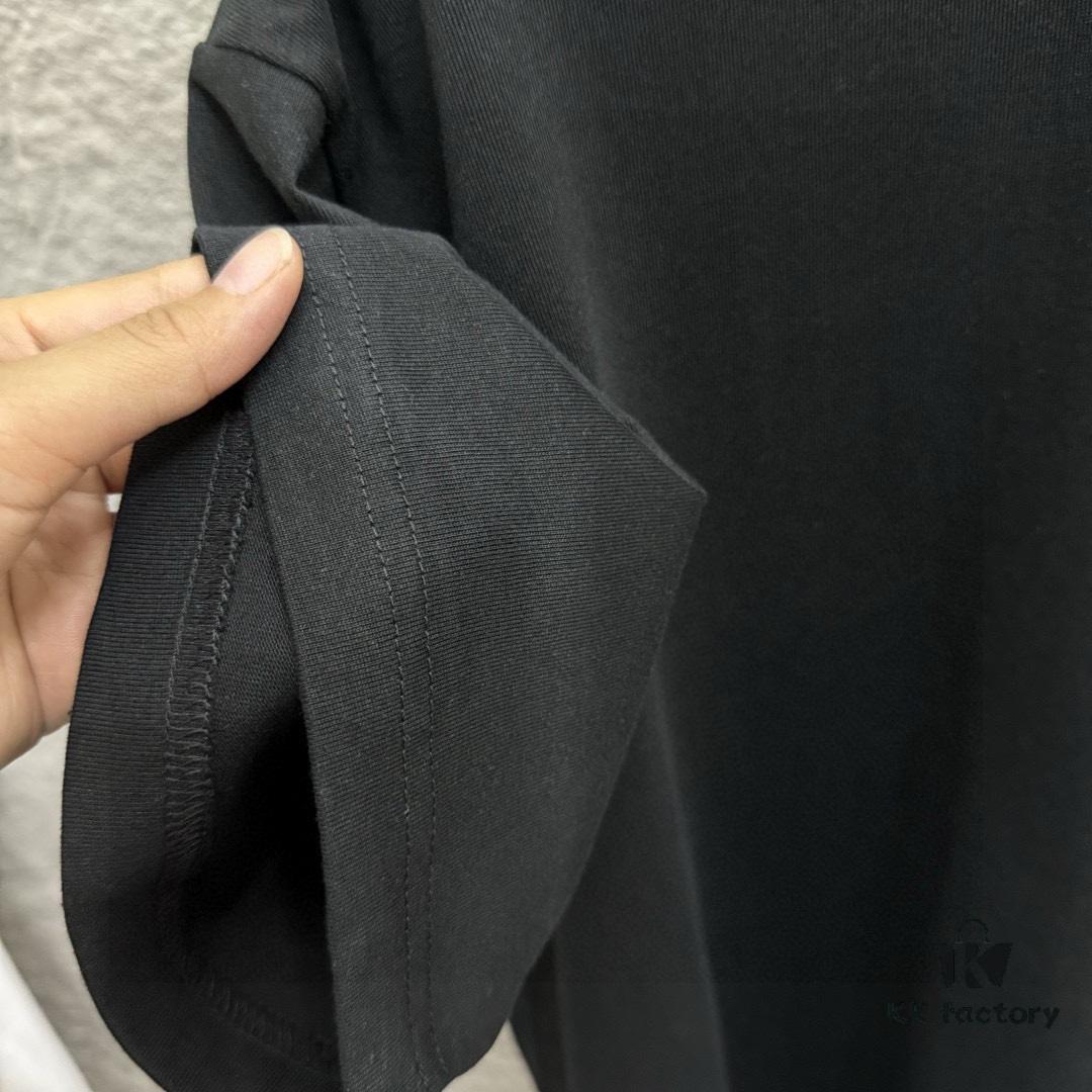 Alexander Wang 2025 Spring/Summer New Arrival Classic 'Wang' Logo Print Short-Sleeve T-Shirt Unisex - Custom Double Gauze Pure Cotton Fabric