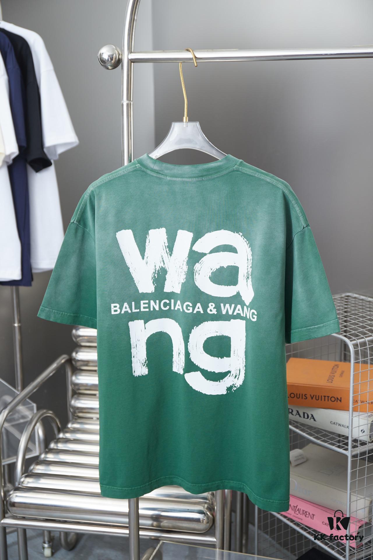 Alexarde*wang 25SS Early Spring New Arrival Graffiti Hand-Painted Print Short Sleeve T-Shirt