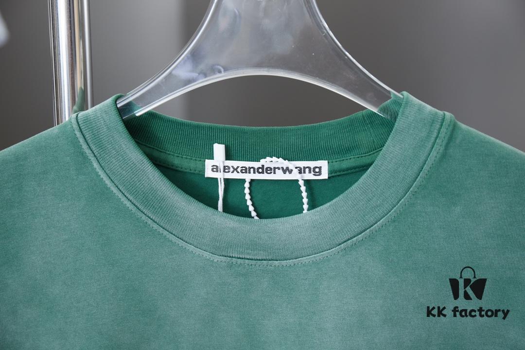 Alexarde*wang 25SS Early Spring New Arrival Graffiti Hand-Painted Print Short Sleeve T-Shirt