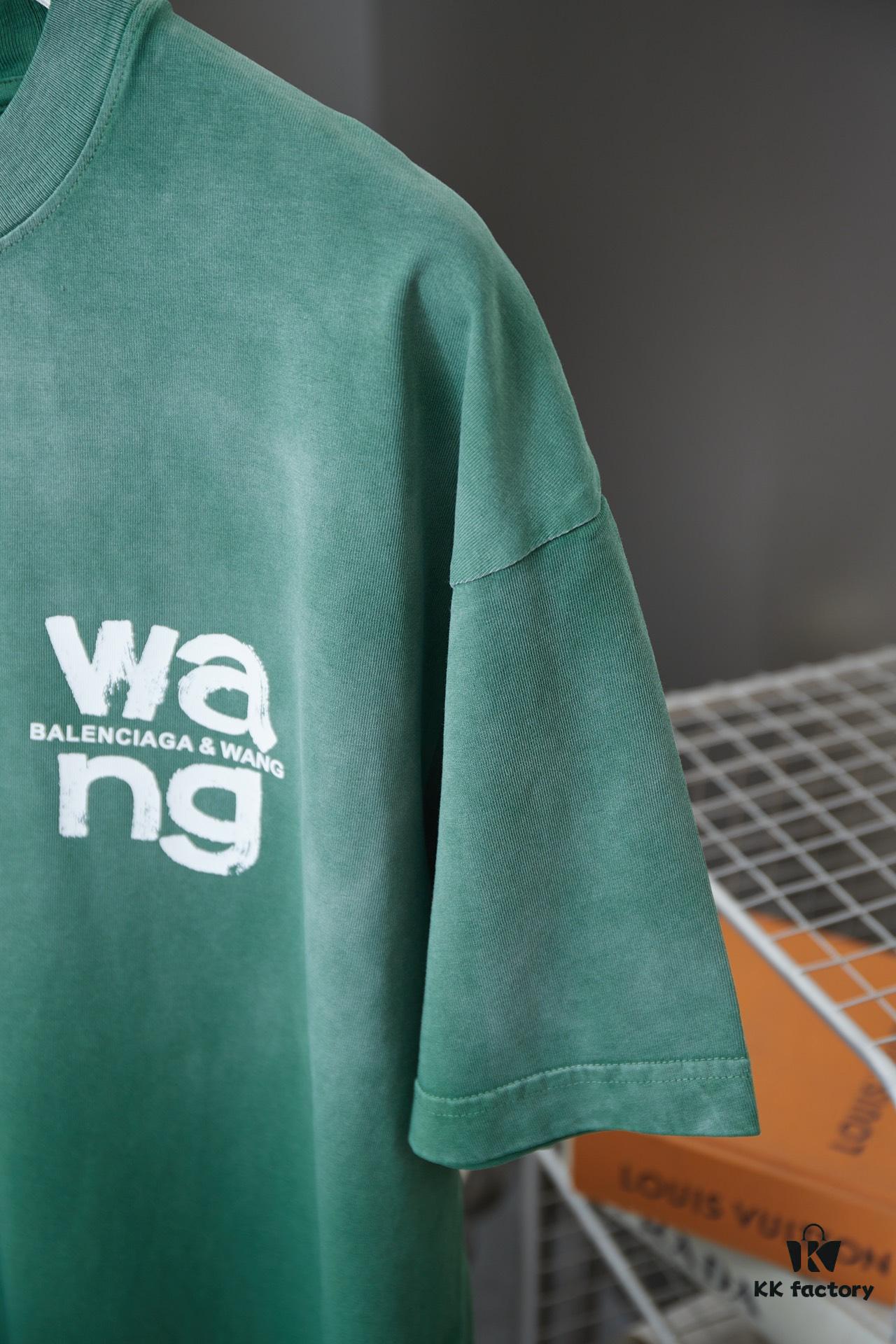 Alexarde*wang 25SS Early Spring New Arrival Graffiti Hand-Painted Print Short Sleeve T-Shirt