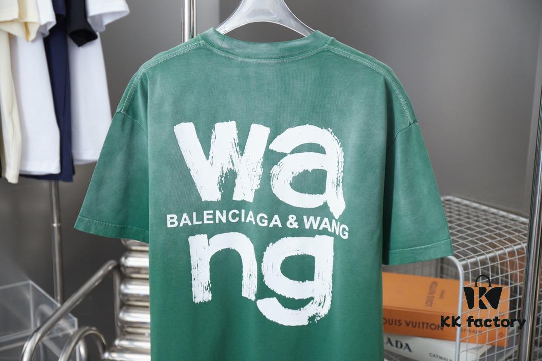 Alexarde*wang 25SS Early Spring New Arrival Graffiti Hand-Painted Print Short Sleeve T-Shirt