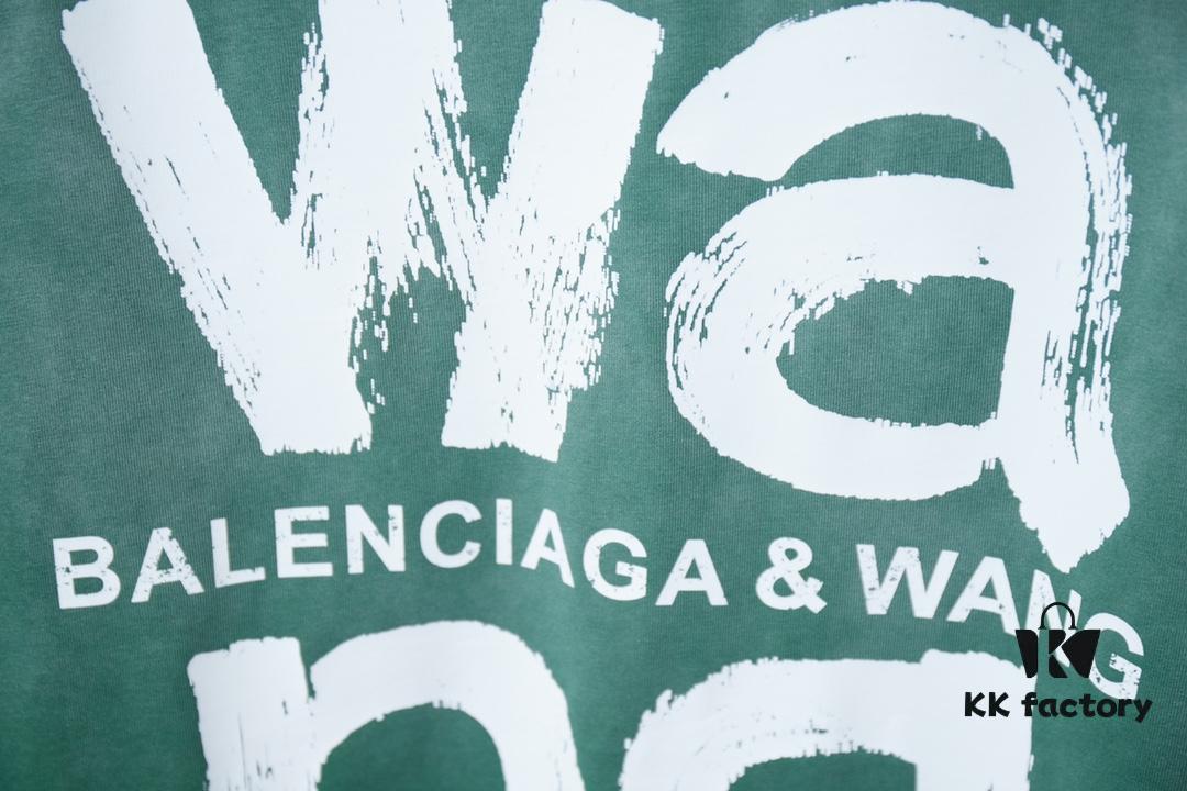 Alexarde*wang 25SS Early Spring New Arrival Graffiti Hand-Painted Print Short Sleeve T-Shirt