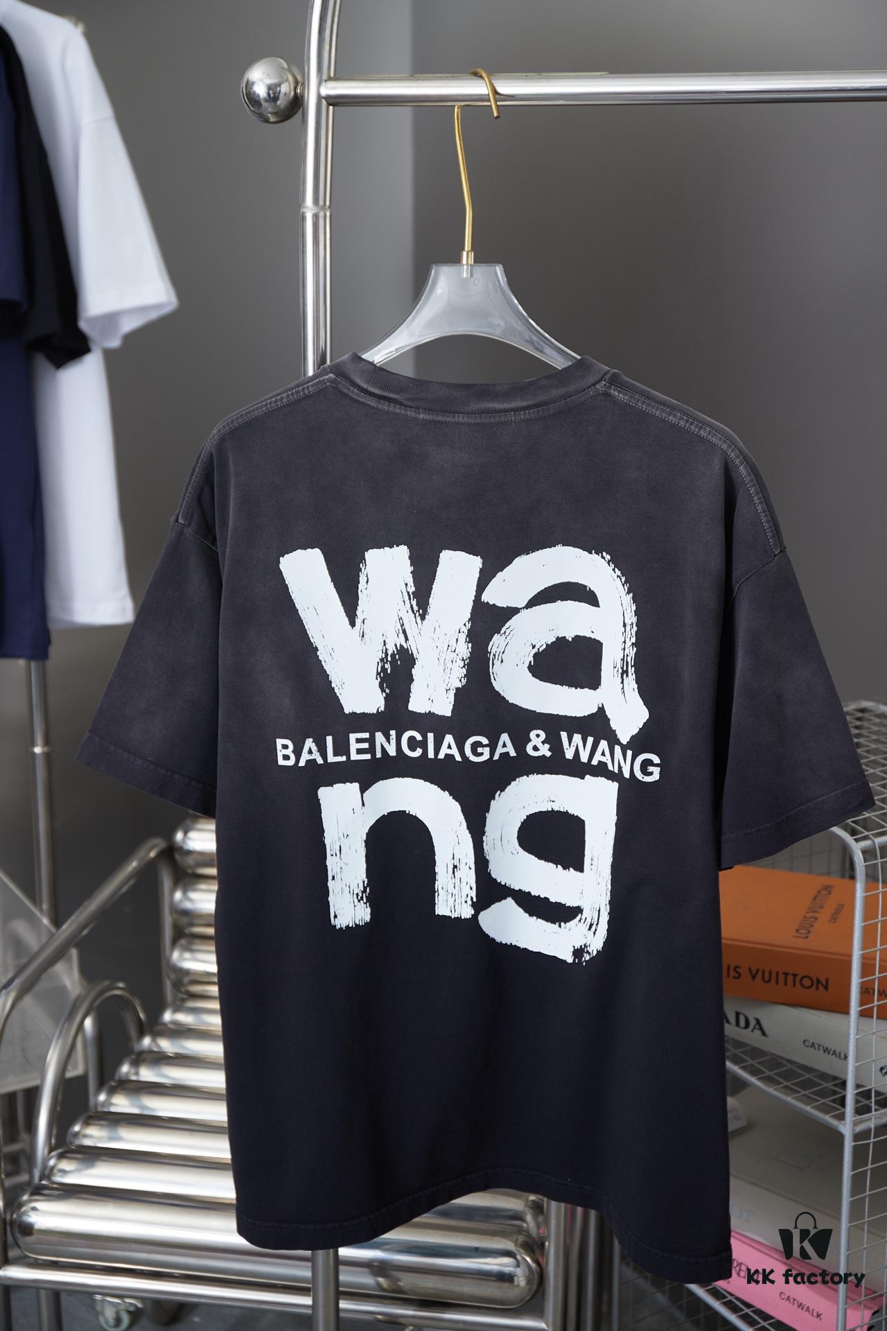 Alexarde*wang 25SS Early Spring New Arrival Graffiti Hand-Drawn Print Short Sleeve T-Shirt