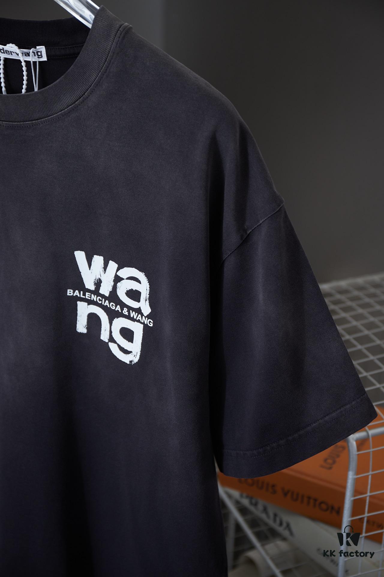 Alexarde*wang 25SS Early Spring New Arrival Graffiti Hand-Drawn Print Short Sleeve T-Shirt