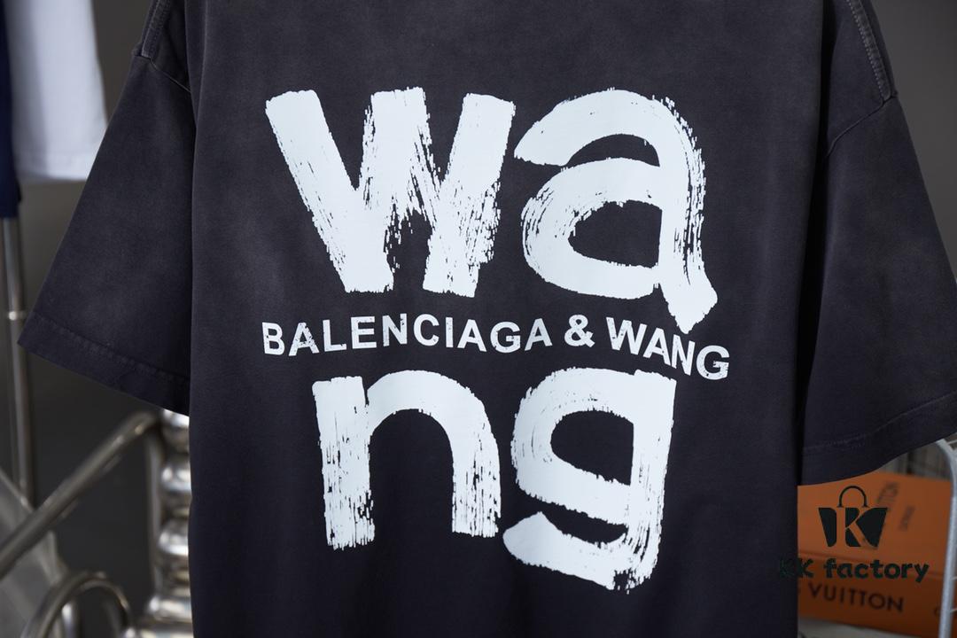 Alexarde*wang 25SS Early Spring New Arrival Graffiti Hand-Drawn Print Short Sleeve T-Shirt