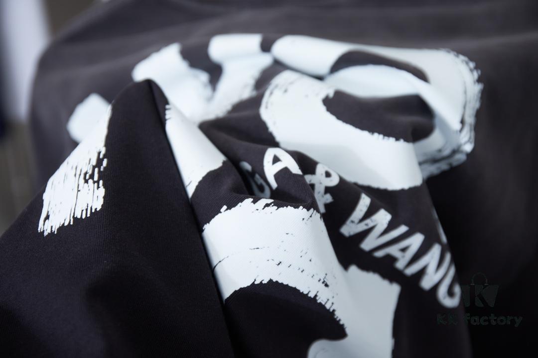 Alexarde*wang 25SS Early Spring New Arrival Graffiti Hand-Drawn Print Short Sleeve T-Shirt