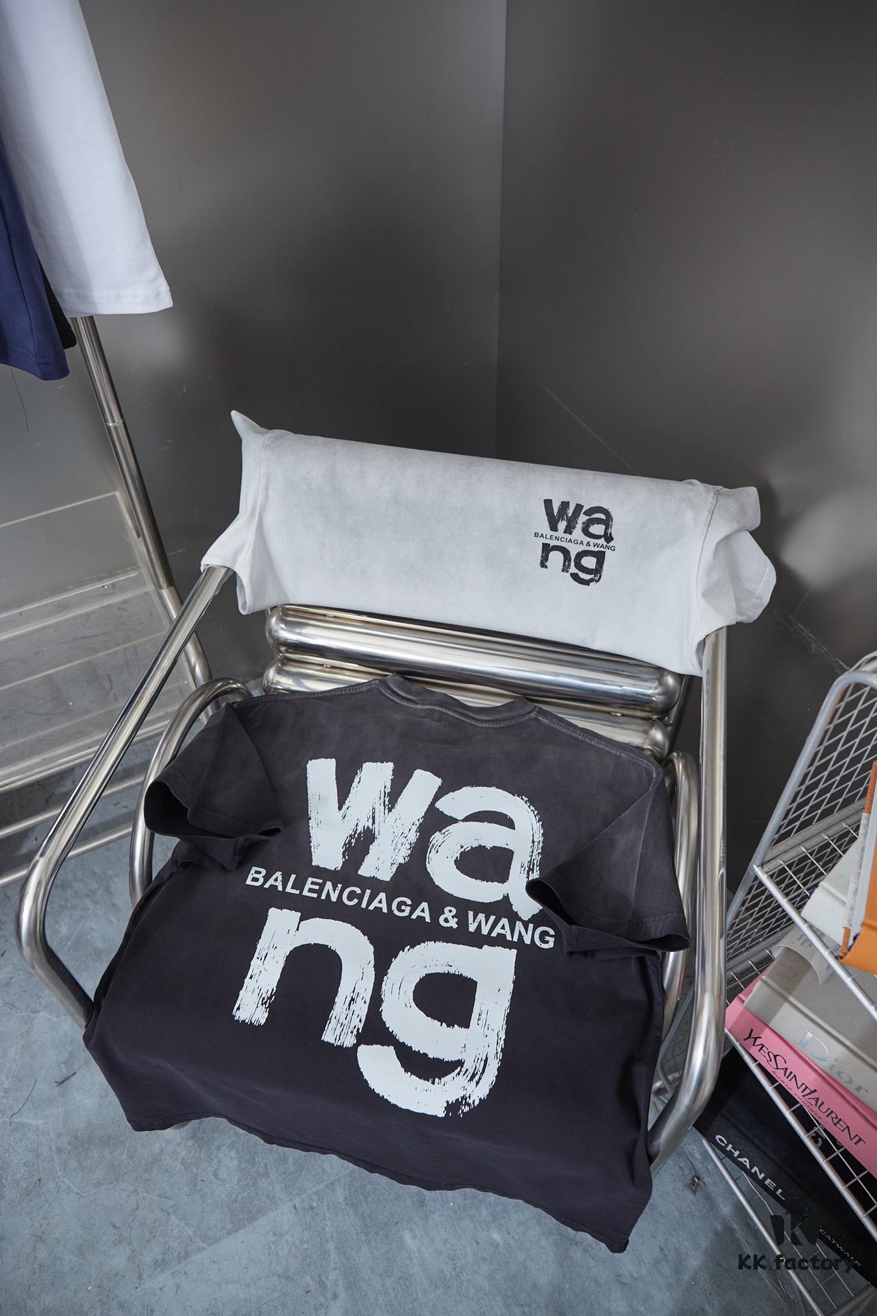 Alexarde*wang 25SS Early Spring New Arrival Graffiti Hand-Drawn Print Short Sleeve T-Shirt