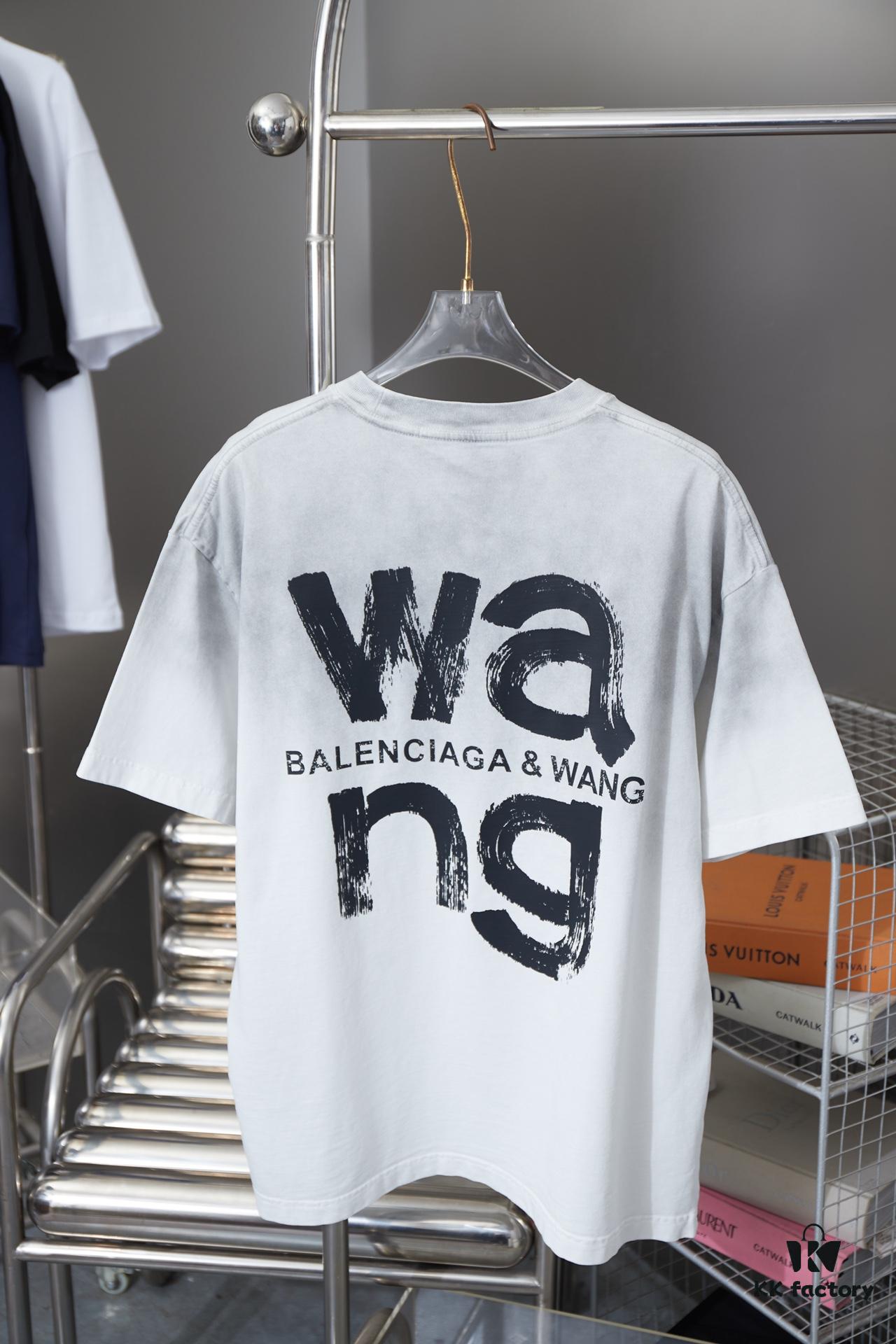 Alexarde*wang 25SS Early Spring New Arrival Graffiti Hand-Drawn Print Short Sleeve T-Shirt