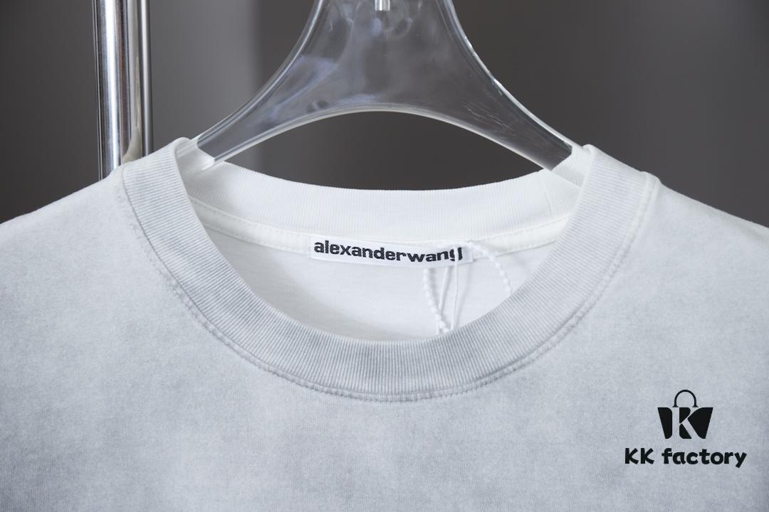 Alexarde*wang 25SS Early Spring New Arrival Graffiti Hand-Drawn Print Short Sleeve T-Shirt