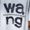Alexarde*wang 25SS Early Spring New Arrival Graffiti Hand-Drawn Print Short Sleeve T-Shirt