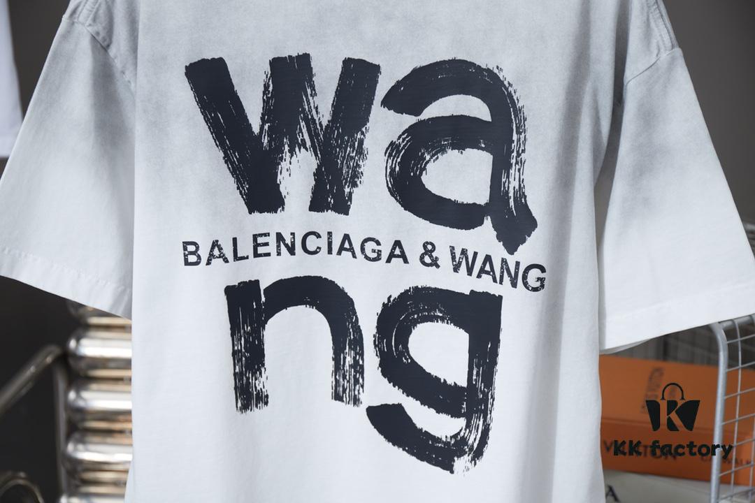 Alexarde*wang 25SS Early Spring New Arrival Graffiti Hand-Drawn Print Short Sleeve T-Shirt