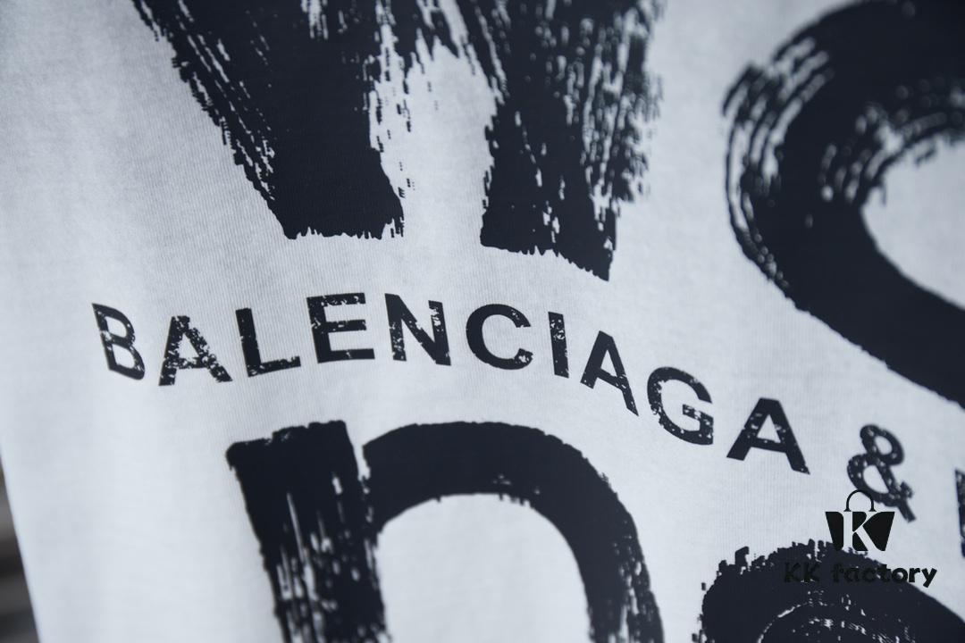 Alexarde*wang 25SS Early Spring New Arrival Graffiti Hand-Drawn Print Short Sleeve T-Shirt