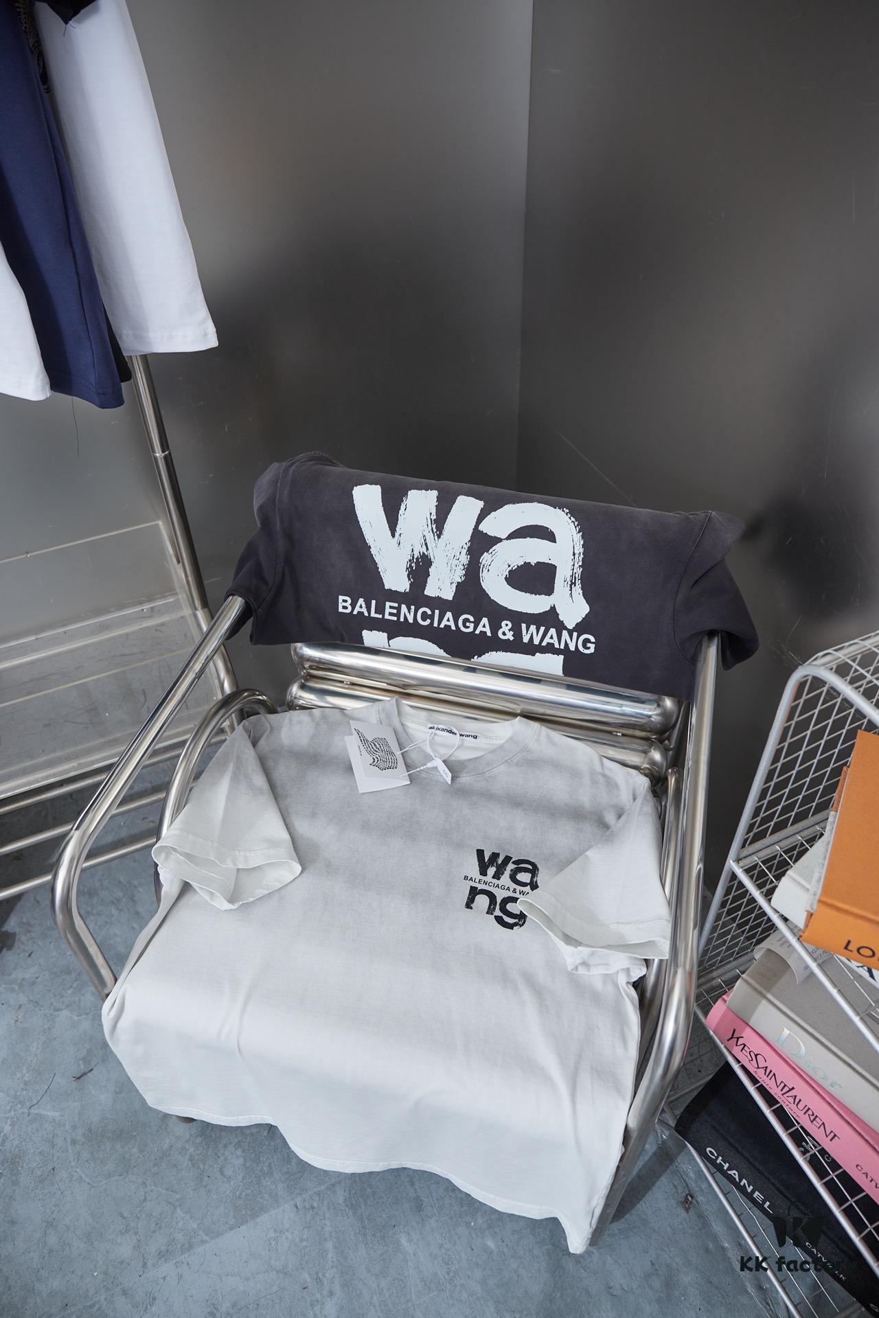 Alexarde*wang 25SS Early Spring New Arrival Graffiti Hand-Drawn Print Short Sleeve T-Shirt